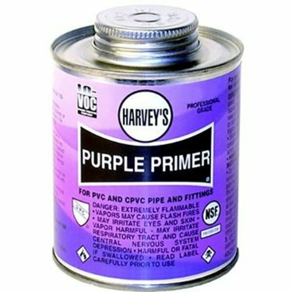 Oatey Harvey-12 All-Purpose Professional-Grade Primer, Liquid, Purple, 16 oz Can 019070